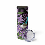 Australia Epilepsy Awareness Skinny Tumbler Purple-crowned Fairywren Boronia Aboriginal - Aussie Hoodie