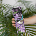 Australia Epilepsy Awareness Skinny Tumbler Purple-crowned Fairywren Boronia Aboriginal - Aussie Hoodie