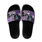 Australia Epilepsy Awareness Slide Sandals Purple-crowned Fairywren Boronia Aboriginal - Aussie Hoodie