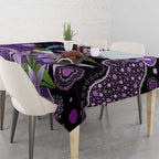 Australia Epilepsy Awareness Tablecloth Purple-crowned Fairywren Boronia Aboriginal - Aussie Hoodie