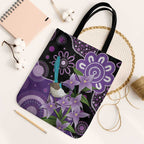 Australia Epilepsy Awareness Tote Bag Purple-crowned Fairywren Boronia Aboriginal - Aussie Hoodie