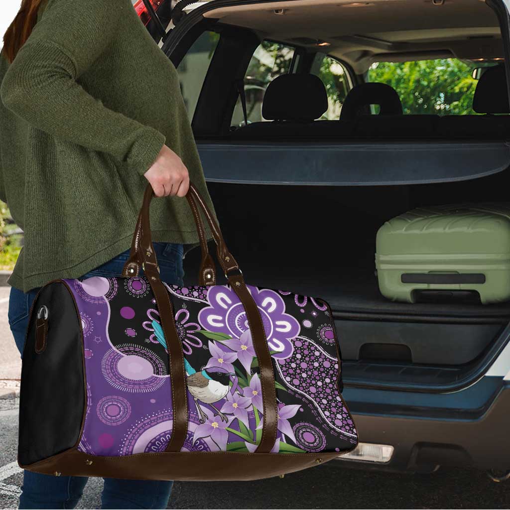 Australia Epilepsy Awareness Travel Bag Purple-crowned Fairywren Boronia Aboriginal - Aussie Hoodie