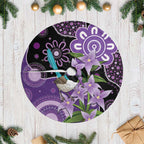 Australia Epilepsy Awareness Tree Skirt Purple-crowned Fairywren Boronia Aboriginal - Aussie Hoodie