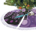 Australia Epilepsy Awareness Tree Skirt Purple-crowned Fairywren Boronia Aboriginal - Aussie Hoodie