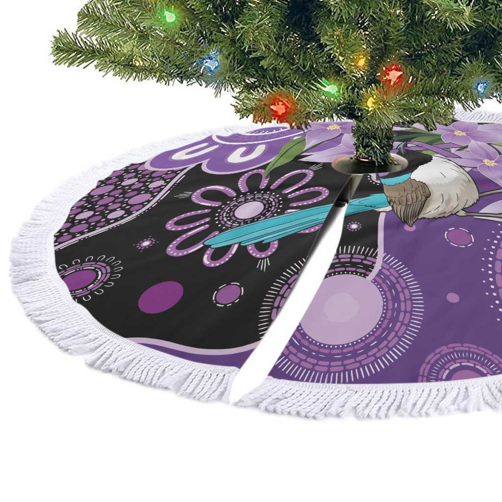 Australia Epilepsy Awareness Tree Skirt Purple-crowned Fairywren Boronia Aboriginal - Aussie Hoodie