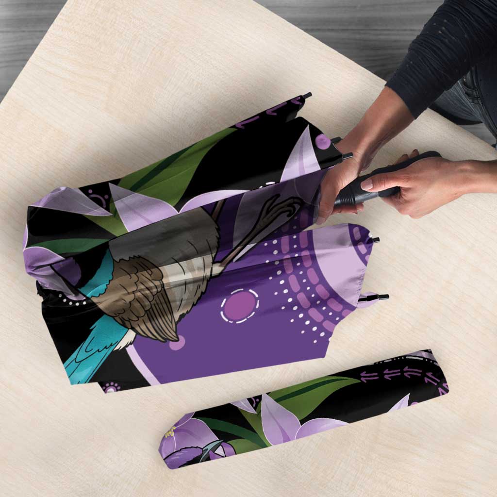 Australia Epilepsy Awareness Umbrella Purple-crowned Fairywren Boronia Aboriginal - Aussie Hoodie