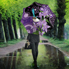 Australia Epilepsy Awareness Umbrella Purple-crowned Fairywren Boronia Aboriginal - Aussie Hoodie