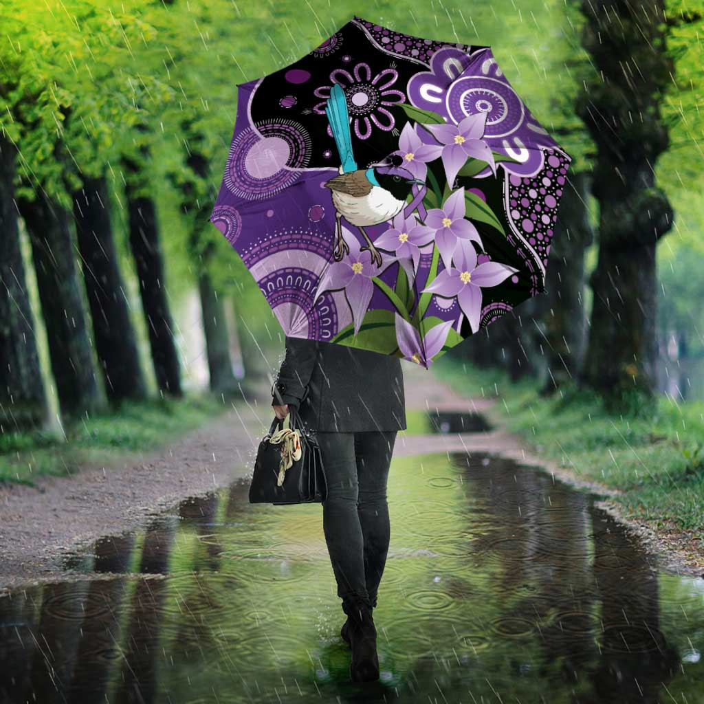 Australia Epilepsy Awareness Umbrella Purple-crowned Fairywren Boronia Aboriginal - Aussie Hoodie