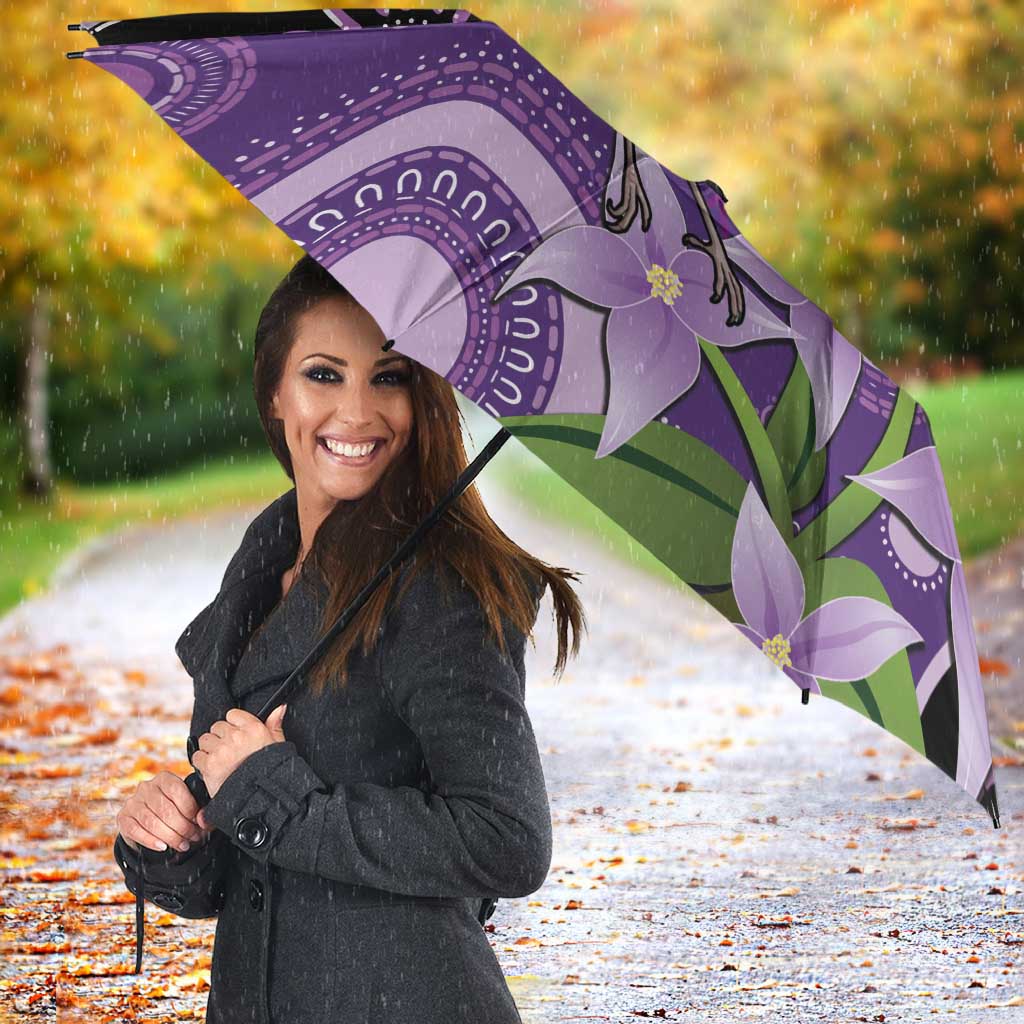 Australia Epilepsy Awareness Umbrella Purple-crowned Fairywren Boronia Aboriginal - Aussie Hoodie