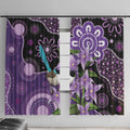 Australia Epilepsy Awareness Window Curtain Purple-crowned Fairywren Boronia Aboriginal - Aussie Hoodie