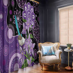 Australia Epilepsy Awareness Window Curtain Purple-crowned Fairywren Boronia Aboriginal - Aussie Hoodie
