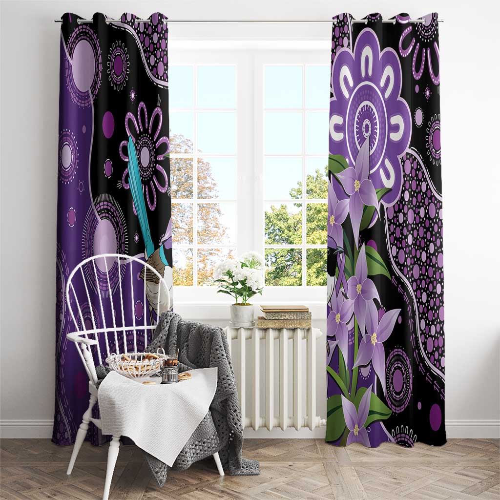 Australia Epilepsy Awareness Window Curtain Purple-crowned Fairywren Boronia Aboriginal - Aussie Hoodie