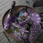 Australia Epilepsy Awareness Wrapping Paper Purple-crowned Fairywren Boronia Aboriginal - Aussie Hoodie