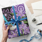 Australia Epilepsy Awareness Wrapping Paper Purple-crowned Fairywren Boronia Aboriginal - Aussie Hoodie