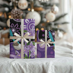Australia Epilepsy Awareness Wrapping Paper Purple-crowned Fairywren Boronia Aboriginal - Aussie Hoodie
