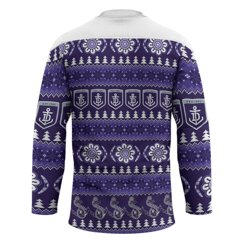 Dockers Football Christmas Hockey Jersey Aboriginal Seamless Cardigan Inspired
