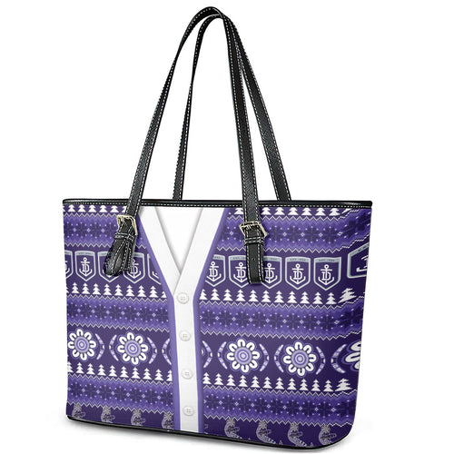 Dockers Football Christmas Leather Tote Bag Aboriginal Seamless Cardigan Inspired
