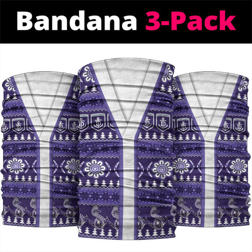 Dockers Football Christmas Neck Gaiter Aboriginal Seamless Cardigan Inspired