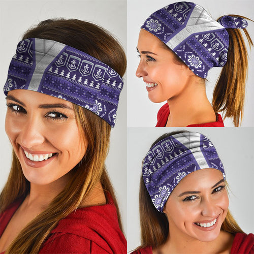 Dockers Football Christmas Neck Gaiter Aboriginal Seamless Cardigan Inspired
