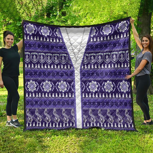 Dockers Football Christmas Quilt Aboriginal Seamless Cardigan Inspired