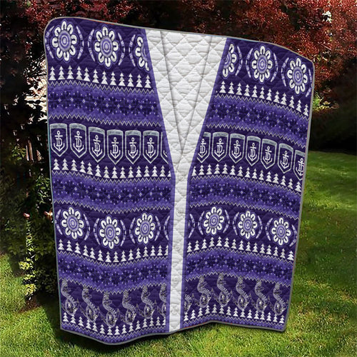 Dockers Football Christmas Quilt Aboriginal Seamless Cardigan Inspired