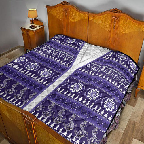 Dockers Football Christmas Quilt Aboriginal Seamless Cardigan Inspired