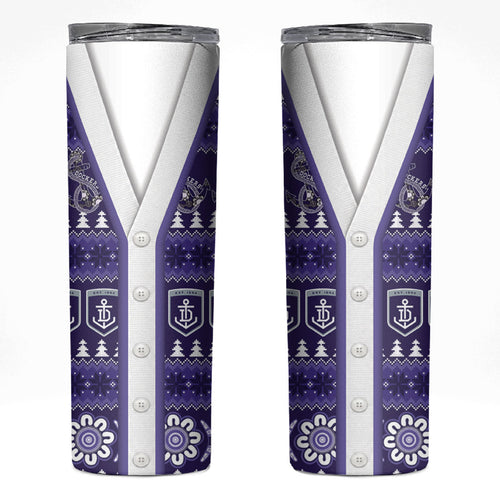 Dockers Football Christmas Skinny Tumbler Aboriginal Seamless Cardigan Inspired