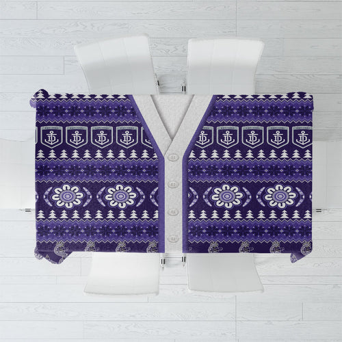 Dockers Football Christmas Tablecloth Aboriginal Seamless Cardigan Inspired