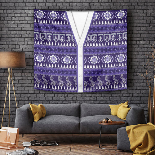 Dockers Football Christmas Tapestry Aboriginal Seamless Cardigan Inspired