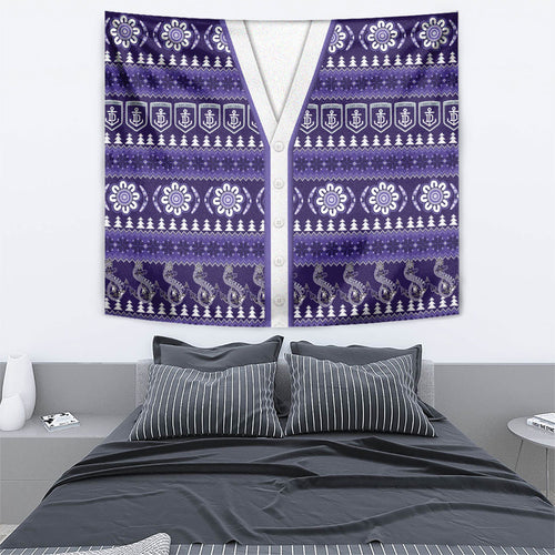 Dockers Football Christmas Tapestry Aboriginal Seamless Cardigan Inspired