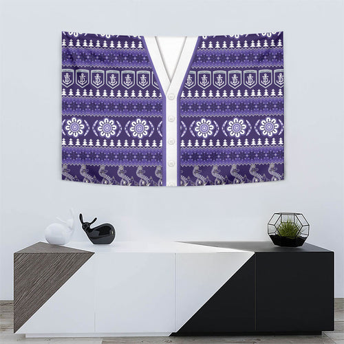 Dockers Football Christmas Tapestry Aboriginal Seamless Cardigan Inspired