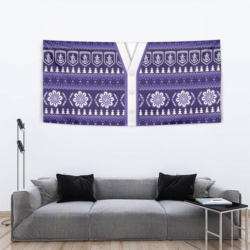 Dockers Football Christmas Tapestry Aboriginal Seamless Cardigan Inspired