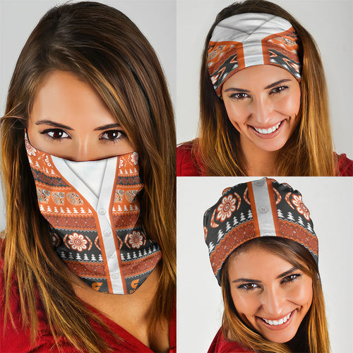 GWS Giants Football Christmas Neck Gaiter Aboriginal Seamless Cardigan Inspired