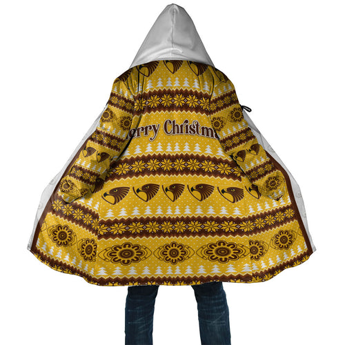 Hawks Football Christmas Cloak Aboriginal Seamless Cardigan Inspired