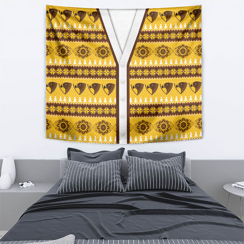 Hawks Football Christmas Tapestry Aboriginal Seamless Cardigan Inspired