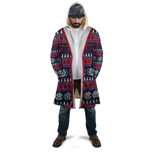 Demons Football Christmas Cloak Aboriginal Seamless Cardigan Inspired