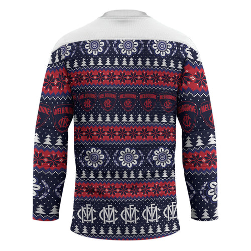 Demons Football Christmas Hockey Jersey Aboriginal Seamless Cardigan Inspired