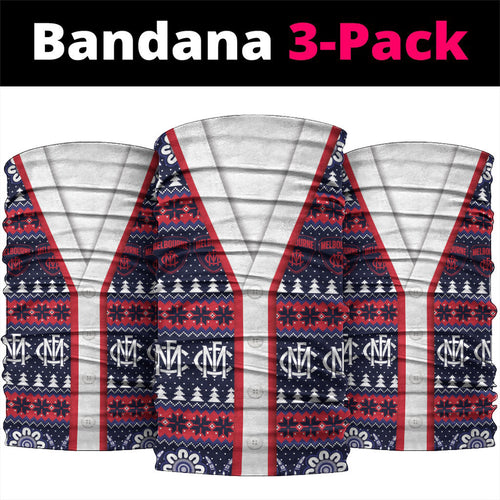 Demons Football Christmas Neck Gaiter Aboriginal Seamless Cardigan Inspired