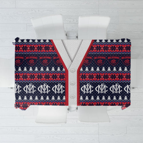 Demons Football Christmas Tablecloth Aboriginal Seamless Cardigan Inspired