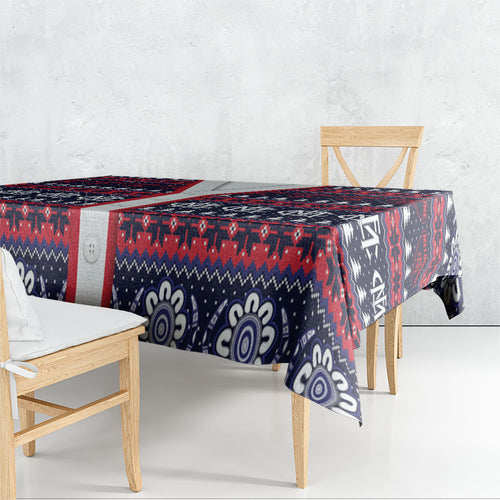 Demons Football Christmas Tablecloth Aboriginal Seamless Cardigan Inspired