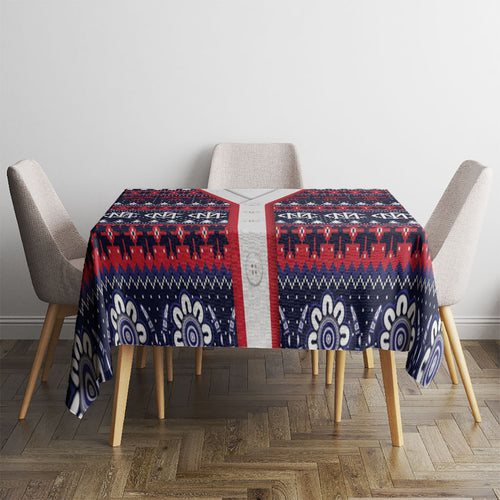 Demons Football Christmas Tablecloth Aboriginal Seamless Cardigan Inspired