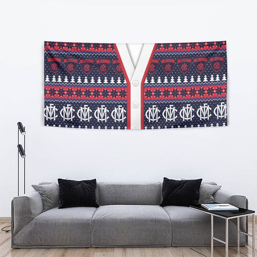 Demons Football Christmas Tapestry Aboriginal Seamless Cardigan Inspired