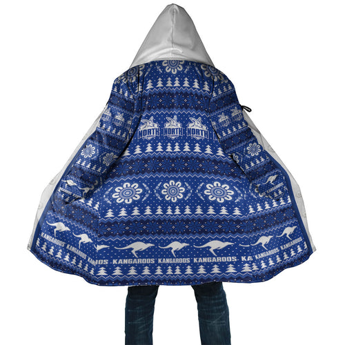 North Melbourne Football Christmas Cloak Aboriginal Seamless Cardigan Inspired