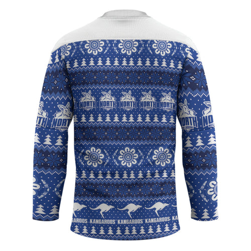 North Melbourne Football Christmas Hockey Jersey Aboriginal Seamless Cardigan Inspired