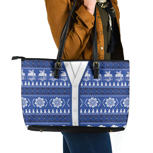 North Melbourne Football Christmas Leather Tote Bag Aboriginal Seamless Cardigan Inspired