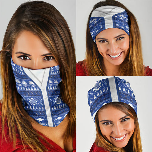 North Melbourne Football Christmas Neck Gaiter Aboriginal Seamless Cardigan Inspired