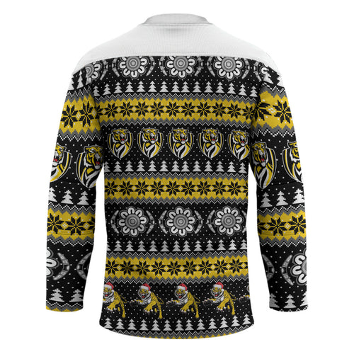 Richmond Football Christmas Hockey Jersey Aboriginal Seamless Cardigan Inspired
