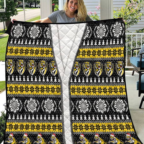 Richmond Football Christmas Quilt Aboriginal Seamless Cardigan Inspired