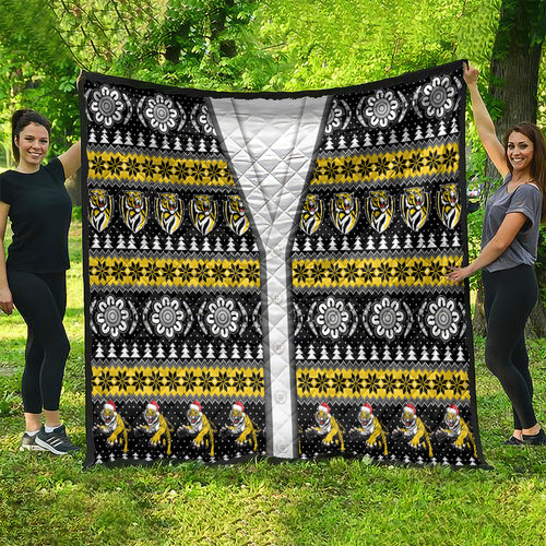 Richmond Football Christmas Quilt Aboriginal Seamless Cardigan Inspired