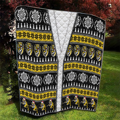 Richmond Football Christmas Quilt Aboriginal Seamless Cardigan Inspired